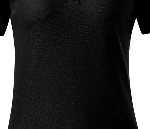 Tricou polo dama din bumbac organic - Tăietură ușor conică