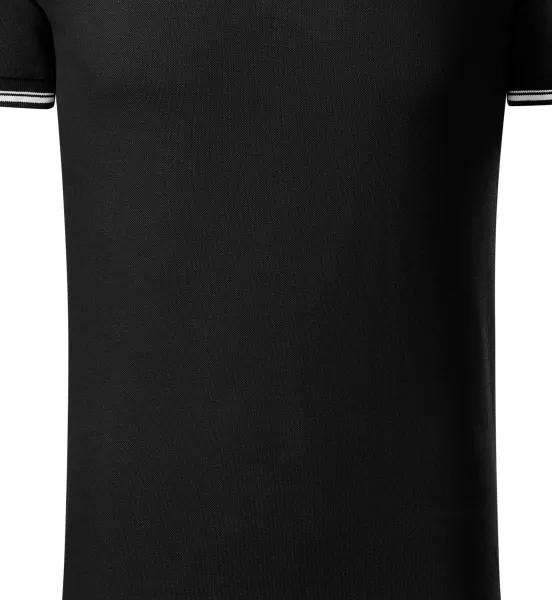 Tricou bărbătesc cu detalii contrastante - Croiala usor conica