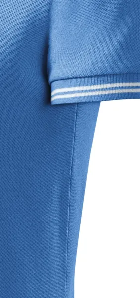 Polo de bărbați cu contrast - Tăiați cu cusături laterale