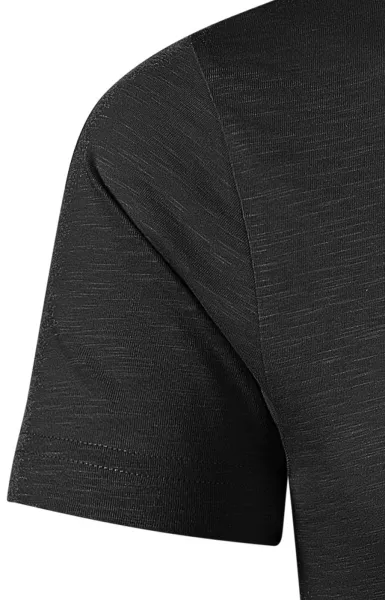 Tricou bărbătesc, din bumbac organic texturat - Mâneci scurte clasice
