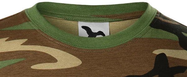 Tricou de camuflaj pentru copii - Decolteu rotund clasic