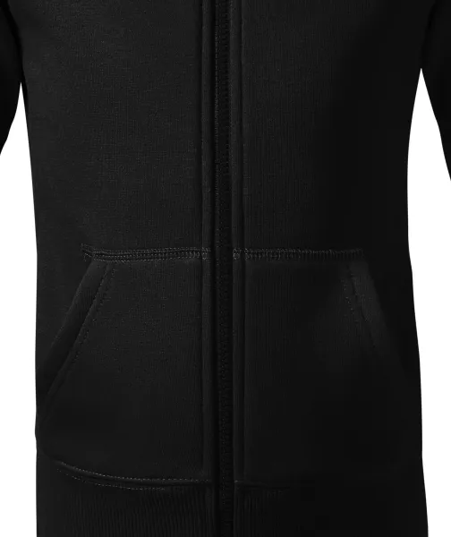 Hanorac pentru copii cu glugă - Croială lejeră cu cusături laterale