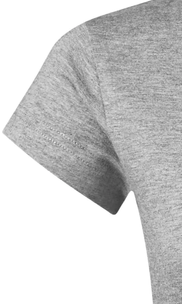 Tricou dama slim fit cu decolteu rotund - Mâneci scurte