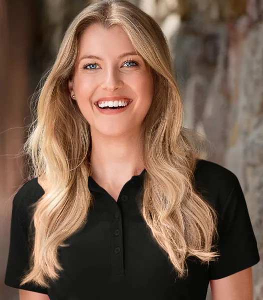 Polo elegant pentru femei - Închidere cu 5 nasturi