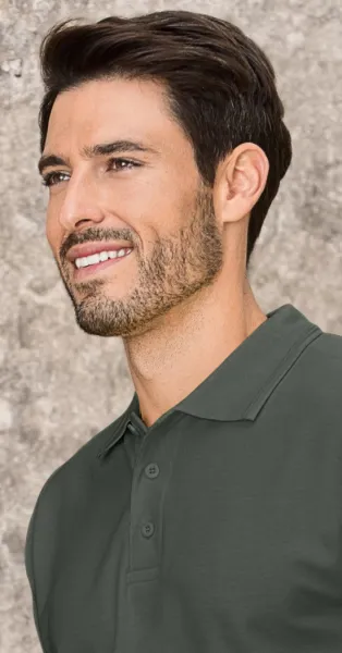 Polo tricou bărbătesc - Închidere cu 3 nasturi