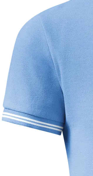 Polo de bărbați cu contrast - Mâneci scurte clasice