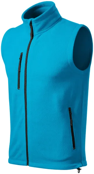 Vesta contrastantă - Vestă din fleece cu elemente contrastante