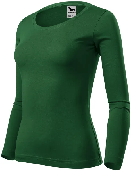 Tricou de damă cu mâneci lungi - Tricou de dama din bumbac pentru fiecare zi