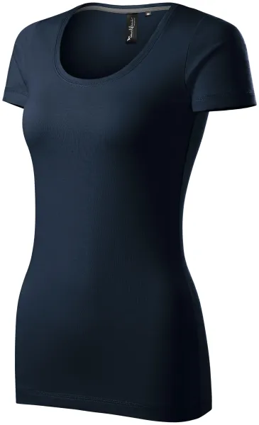 Tricou de damă cu cusături decorative - Tricou de zi cu zi pentru femei