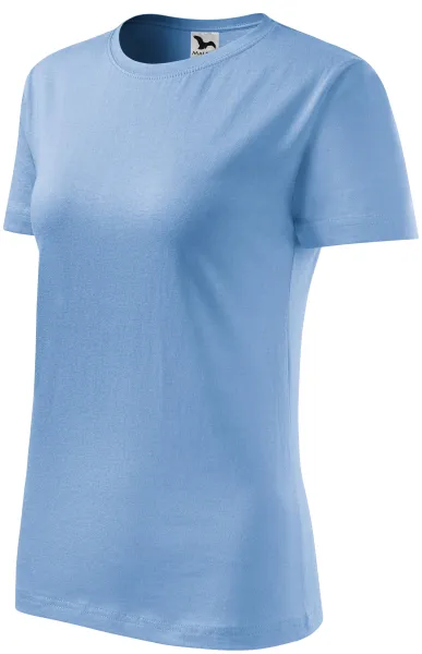Tricou clasic pentru femei - Tricou de damă din bumbac în principal pentru vară