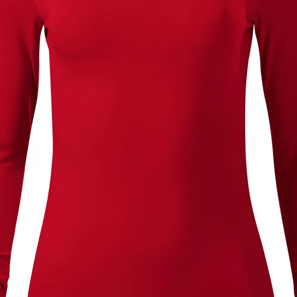 Tricou de damă cu mâneci lungi și decolteu mai adânc - Croiala usor conica