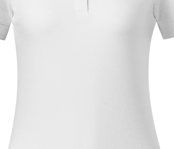 Tricou polo dama din bumbac organic - Tăietură ușor conică