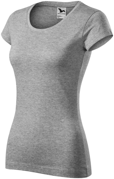 Tricou dama slim fit cu decolteu rotund - Tricou de dama confortabil din bumbac