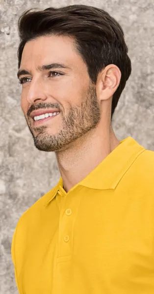 Polo tricou bărbătesc - Închidere cu 3 nasturi