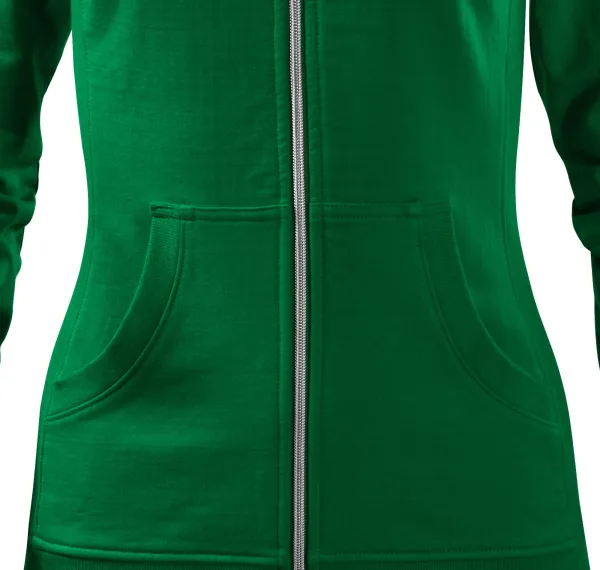 Hanorac de damă fără glugă - Croială conică cu cusături laterale