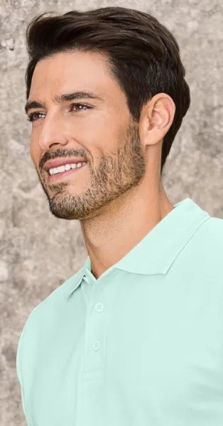 Polo tricou bărbătesc - Închidere cu 3 nasturi