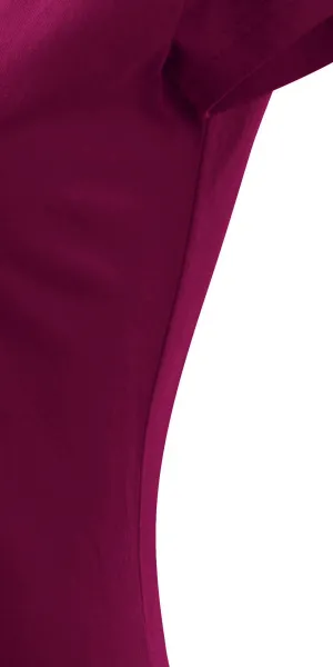 Tricou de damă cu mâneci foarte scurte - Tăiați cu cusături laterale