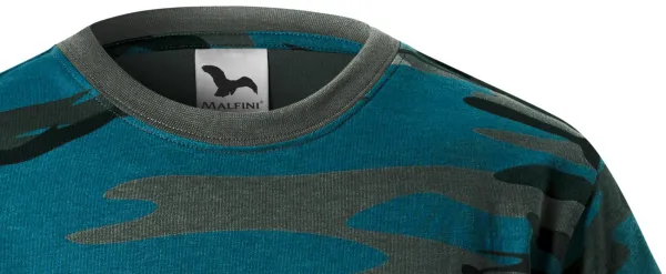 Tricou de camuflaj pentru copii - Decolteu rotund clasic