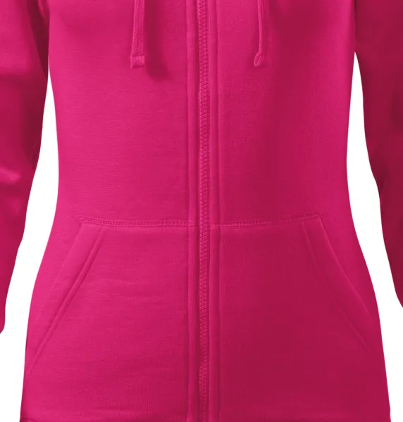 Hanorac de damă cu glugă - Croială conică cu cusături laterale