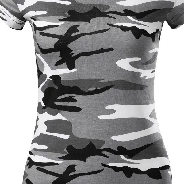 Tricou de camuflaj pentru femei - Croiala usor conica