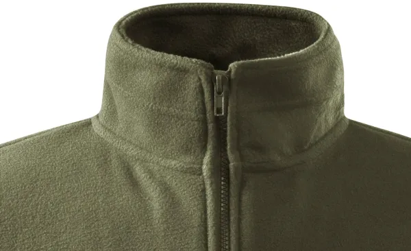 Geacă de lână pentru bărbați - Închidere cu fermoar până la bărbie