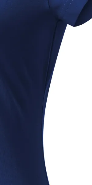 Tricou dama slim fit cu decolteu în V. - Tăiați cu cusături laterale