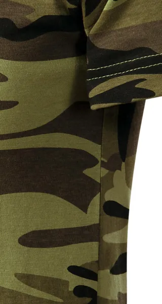 Tricou de camuflaj pentru copii - Tăiați cu cusături laterale
