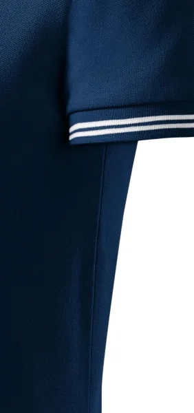 Polo de bărbați cu contrast - Tăiați cu cusături laterale