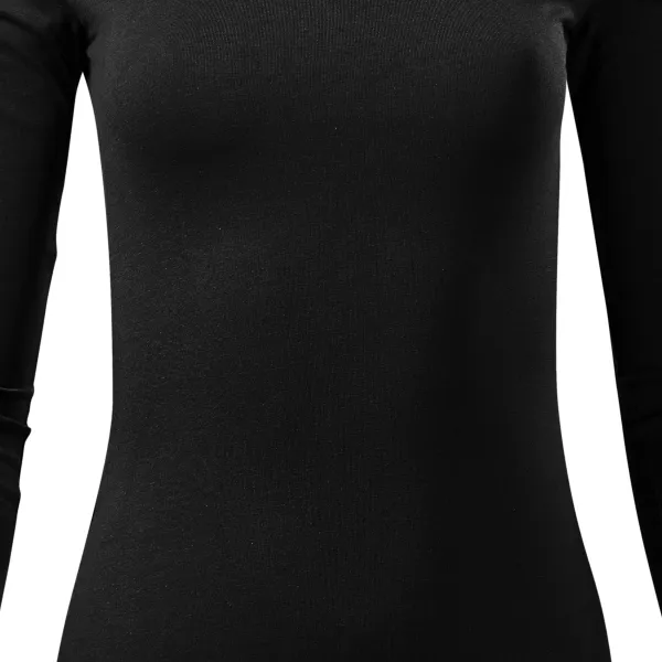 Tricou de damă cu mâneci lungi - Croiala usor mulata