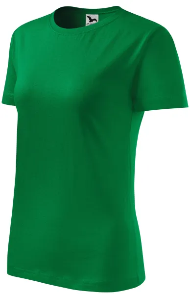 Tricou clasic pentru femei - Tricou de damă din bumbac în principal pentru vară