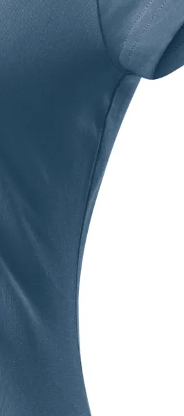 Tricou dama slim fit cu decolteu rotund - Tăiați cu cusături laterale