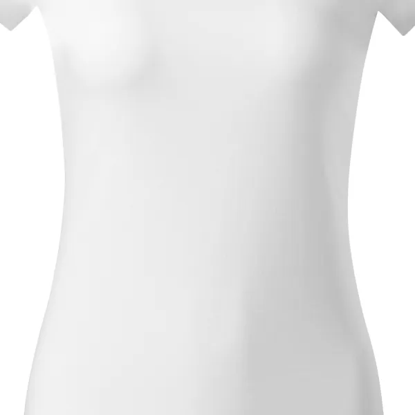 Tricou dama slim fit cu decolteu rotund - Croiala usor conica