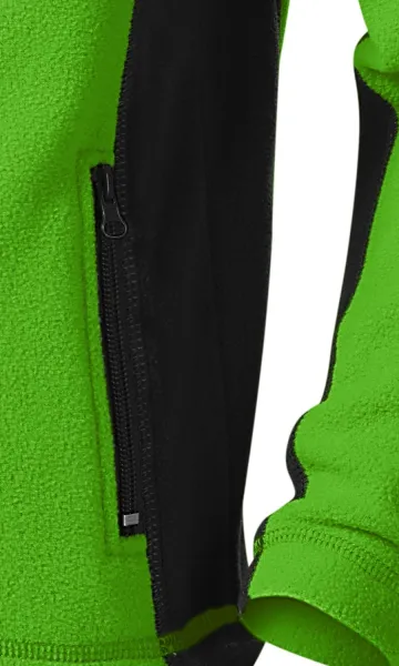 Geacă contrastantă din lână pentru copii - Buzunare practice cu fermoar