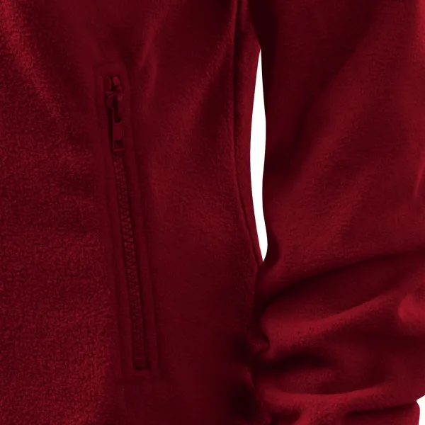 Geacă din piele de damă - Buzunare practice cu fermoar