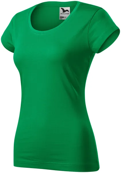 Tricou dama slim fit cu decolteu rotund - Tricou de dama confortabil din bumbac