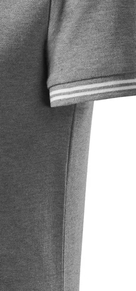 Polo de bărbați cu contrast - Tăiați cu cusături laterale