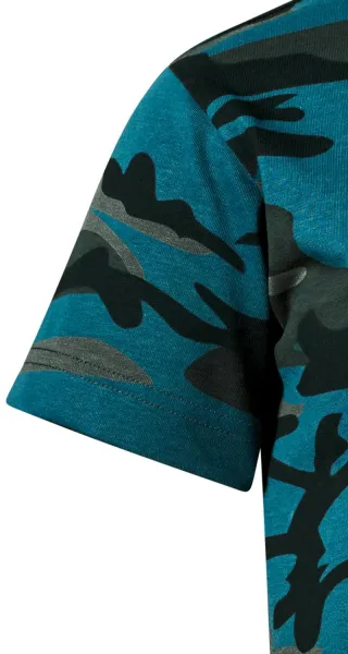 Tricou de camuflaj pentru copii - Mâneci scurte clasice