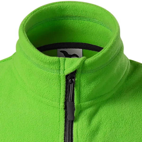 Vesta contrastantă - Închidere cu fermoar până la bărbie