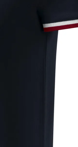 Polo bărbătesc cu guler ridicat - Croială cu cusături laterale