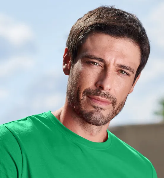 Tricou simplu pentru bărbați - Decolteu rotund clasic
