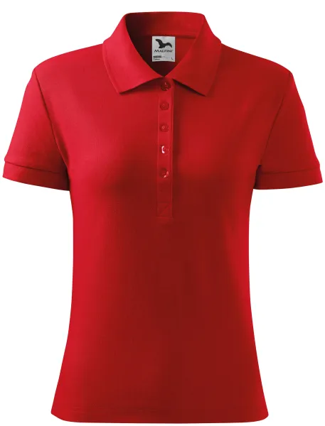 Polo simplu pentru femei - Tricou polo ușor din bumbac pentru femei