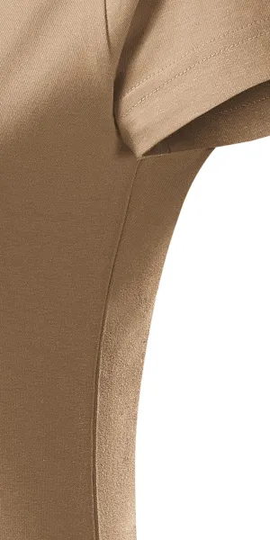 Tricou simplu pentru femei - Tăiați cu cusături laterale