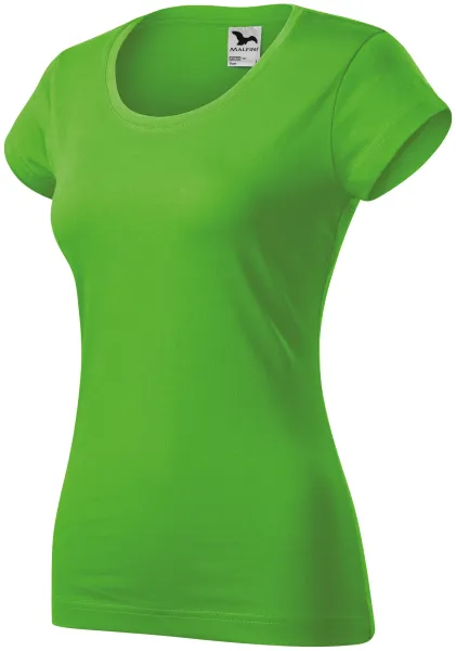 Tricou dama slim fit cu decolteu rotund - Tricou de dama confortabil din bumbac