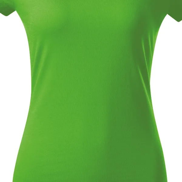 Tricou dama slim fit cu decolteu rotund - Croiala usor conica