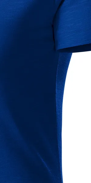Tricou de damă, din bumbac organic texturat - Tăiați cu cusături laterale