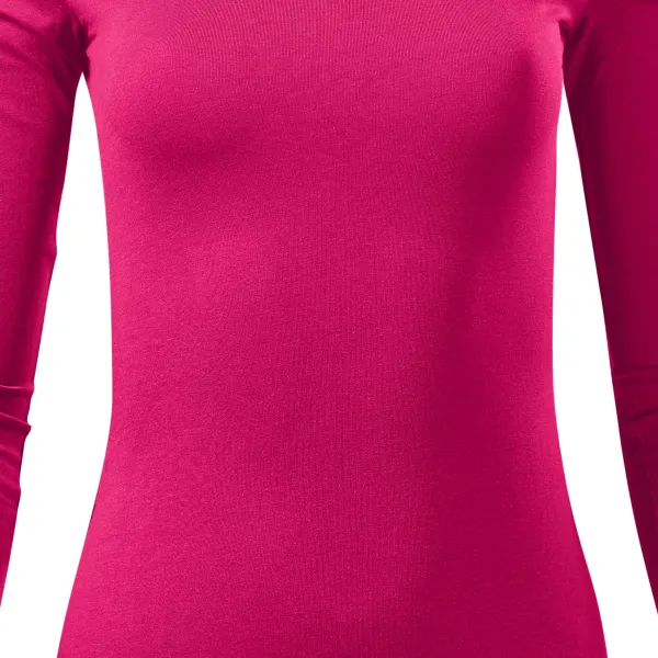 Tricou de damă cu mâneci lungi - Croiala usor mulata
