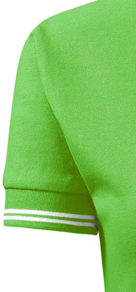 Polo de dama cu contrast - Mâneci scurte clasice