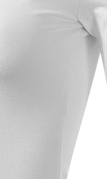 Tricou de damă cu mâneci lungi - Tăiați cu cusături laterale