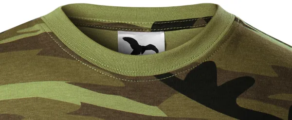 Tricou de camuflaj pentru copii - Decolteu rotund clasic