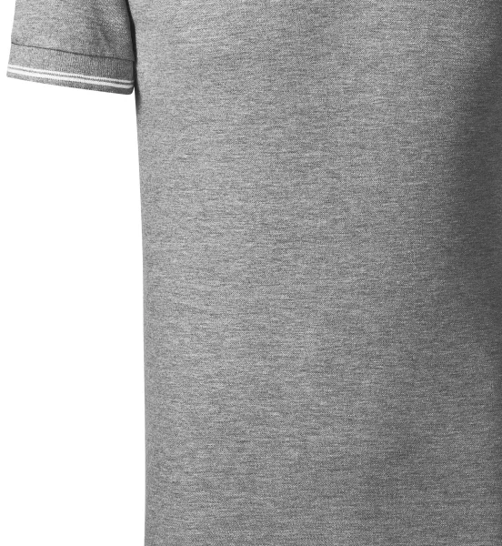 Tricou bărbătesc cu detalii contrastante - Croiala usor conica